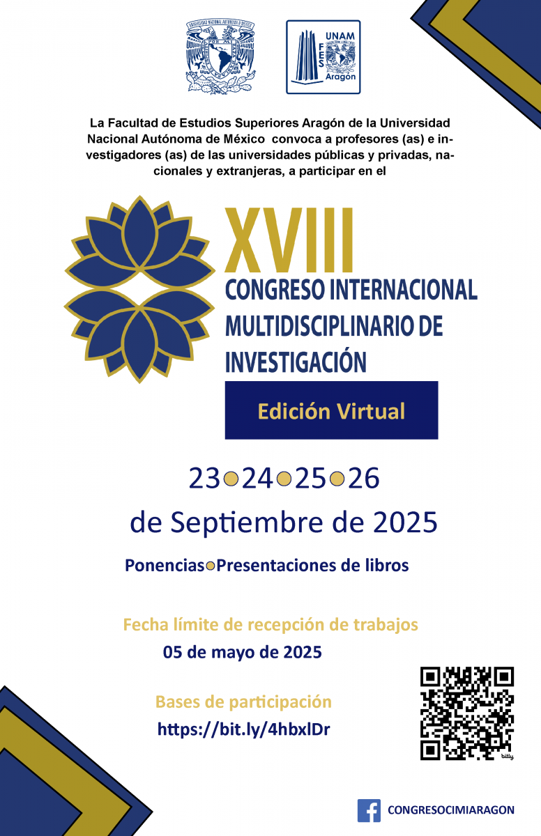 XVIII Congreso Internacional Multidisciplinario de Investigación